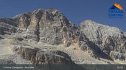 Archived webcam image showing Cortina: Top Station Col Drusciè / Ra Valles on 28 Sep 2026 at 13:16