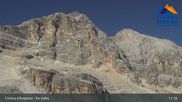 Archiviertes Webcam Bild: Cortina d'Ampezzo: Bergstation Gondelbahn Col Drusciè / Ra Valles am 03.10.2026 um 11:36 Uhr