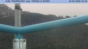 Archived webcam image showing Tofana di Rozes on 16 Apr 2026 at 18:04