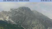 Archiviertes Webcam Bild: Tofana di Rozes am 18.08.2026 um 12:15 Uhr