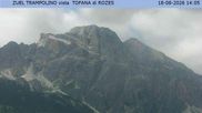 Archiviertes Webcam Bild: Tofana di Rozes am 18.08.2026 um 14:15 Uhr