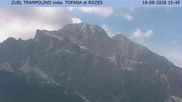 Archiviertes Webcam Bild: Tofana di Rozes am 18.08.2026 um 16:15 Uhr