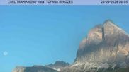 Archived webcam image showing Tofana di Rozes on 28 Sep 2026 at 08:16