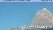 Archived webcam image showing Tofana di Rozes on 28 Sep 2026 at 10:16