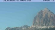Archived webcam image showing Tofana di Rozes on 28 Sep 2026 at 14:16