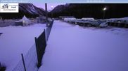 Archived webcam image showing Cortina: Nordic Center Fiames on Feb 26, 2026 at 7:14 AM
