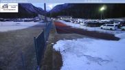Archived webcam image showing Cortina: Nordic Center Fiames on 1 Apr 2026 at 07:32