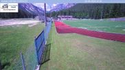 Archived webcam image showing Cortina: Nordic Center Fiames on 25 Jun 2026 at 14:23