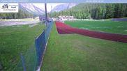 Archived webcam image showing Cortina: Nordic Center Fiames on 26 Jun 2026 at 12:32