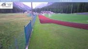 Archived webcam image showing Cortina: Nordic Center Fiames on 13 Aug 2026 at 06:18