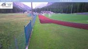 Archived webcam image showing Cortina: Nordic Center Fiames on 13 Aug 2026 at 07:18