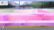 Archived webcam image showing Cortina: Nordic Center Fiames on 18 Aug 2026 at 14:55