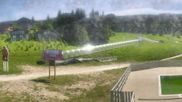 Archived webcam image showing Tourism Office La Tania on 13 Jun 2026 at 16:50