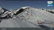Archiviertes Webcam Bild: Großarl: Bergstation 6er Sesselbahn Harbach am 26 Feb 2026 um 09:47 Uhr