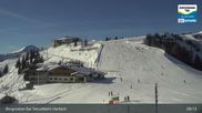 Archived webcam image showing Mountain view from the Kreuzkogel (1880m) on 26 Feb 2026 at 09:40