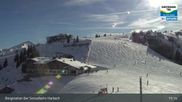 Archived webcam image showing Mountain view from the Kreuzkogel (1880m) on 26 Feb 2026 at 15:40