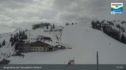 Archived webcam image showing Mountain view from the Kreuzkogel (1880m) on 24 Mar 2026 at 11:19