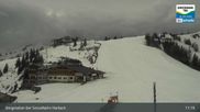 Archived webcam image showing Mountain view from the Kreuzkogel (1880m) on 13 Apr 2026 at 11:40