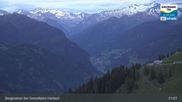 Archived webcam image showing Mountain view from the Kreuzkogel (1880m) on 7 Jun 2026 at 01:30