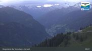 Archived webcam image showing Mountain view from the Kreuzkogel (1880m) on 7 Jun 2026 at 05:30