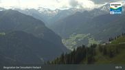 Archived webcam image showing Mountain view from the Kreuzkogel (1880m) on 7 Jun 2026 at 09:30