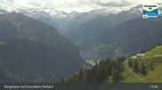 Archived webcam image showing Mountain view from the Kreuzkogel (1880m) on 7 Jun 2026 at 11:30
