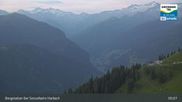 Archived webcam image showing Mountain view from the Kreuzkogel (1880m) on 22 Jun 2026 at 05:31