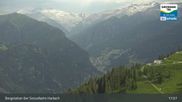 Archived webcam image showing Mountain view from the Kreuzkogel (1880m) on 22 Jun 2026 at 17:31