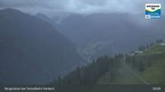 Archived webcam image showing Mountain view from the Kreuzkogel (1880m) on 22 Aug 2026 at 03:59