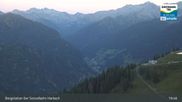 Archived webcam image showing Mountain view from the Kreuzkogel (1880m) on 5 Sep 2026 at 01:00