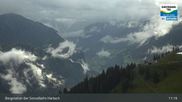 Archived webcam image showing Mountain view from the Kreuzkogel (1880m) on 5 Sep 2026 at 11:00