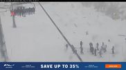 Archived webcam image showing Perisher - Village 8 Express on 10 Aug 2026 at 02:26