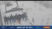 Archived webcam image showing Perisher - Village 8 Express on 10 Aug 2026 at 04:26