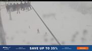 Archived webcam image showing Perisher - Village 8 Express on 10 Aug 2026 at 08:26
