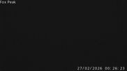 Archived webcam image showing Fox Peak base station at the Meadow Tow on 26 Feb 2026 at 12:13