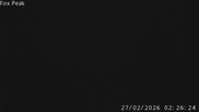 Archived webcam image showing Fox Peak base station at the Meadow Tow on 26 Feb 2026 at 14:13