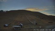 Archived webcam image showing Fox Peak base station at the Meadow Tow on 25 May 2026 at 07:57