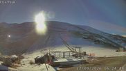 Archived webcam image showing Fox Peak base station at the Meadow Tow on 17 Sep 2026 at 06:02