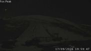 Archived webcam image showing Fox Peak base station at the Meadow Tow on 17 Sep 2026 at 10:02