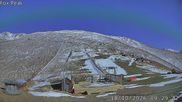 Archived webcam image showing Fox Peak base station at the Meadow Tow on 17 Oct 2026 at 22:40
