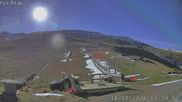 Archived webcam image showing Fox Peak base station at the Meadow Tow on 18 Oct 2026 at 06:40