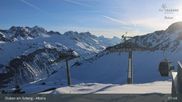 Archived webcam image showing Stuben: Albona (Ski Arlberg) on 7 Apr 2026 at 08:03