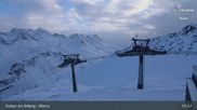 Archived webcam image showing Stuben: Albona (Ski Arlberg) on 1 Apr 2026 at 08:39