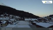 Archived webcam image showing Sport center Klosters on 26 Feb 2026 at 07:36