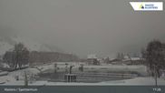 Archived webcam image showing Sport center Klosters on 26 Mar 2026 at 17:55