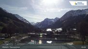 Archived webcam image showing Sport center Klosters on 9 Apr 2026 at 09:04