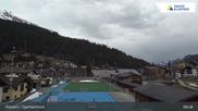 Archived webcam image showing Sport center Klosters on 10 Apr 2026 at 09:45