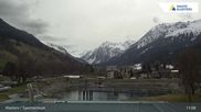 Archiviertes Webcam Bild: Sportzentrum Klosters am 12.04.2026 um 11:29 Uhr