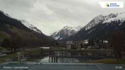 Archived webcam image showing Sport center Klosters on 13 Apr 2026 at 08:48