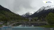 Archiviertes Webcam Bild: Sportzentrum Klosters am 18.05.2026 um 13:25 Uhr